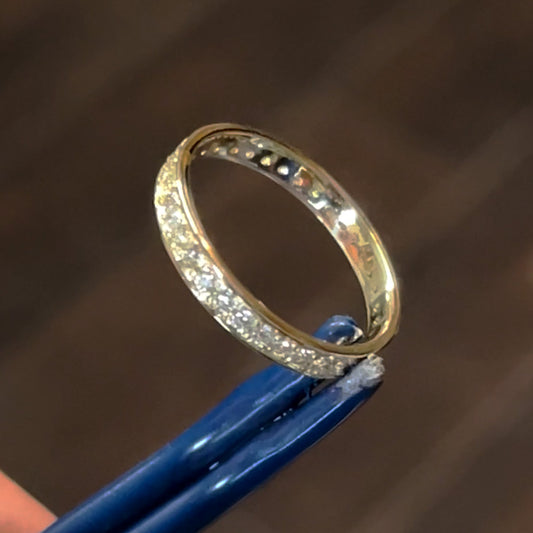 14kt Gold Diamond Band